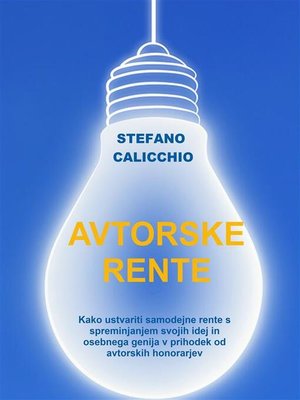 cover image of Avtorske rente